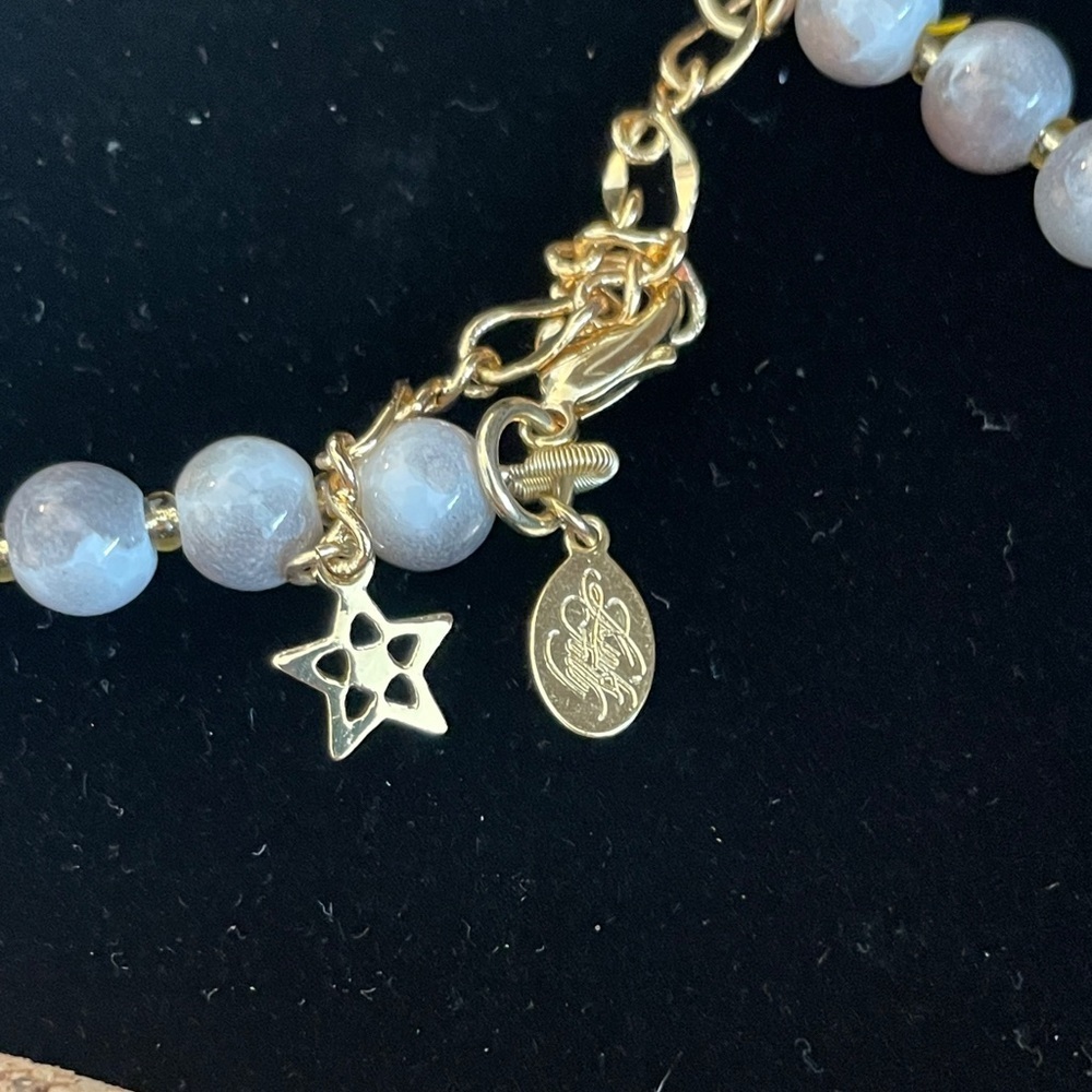 Kirks Folly Evil Eye Necklace Crystal Gold Talisman Statement Jewelry Protection - Picture 3 of 4
